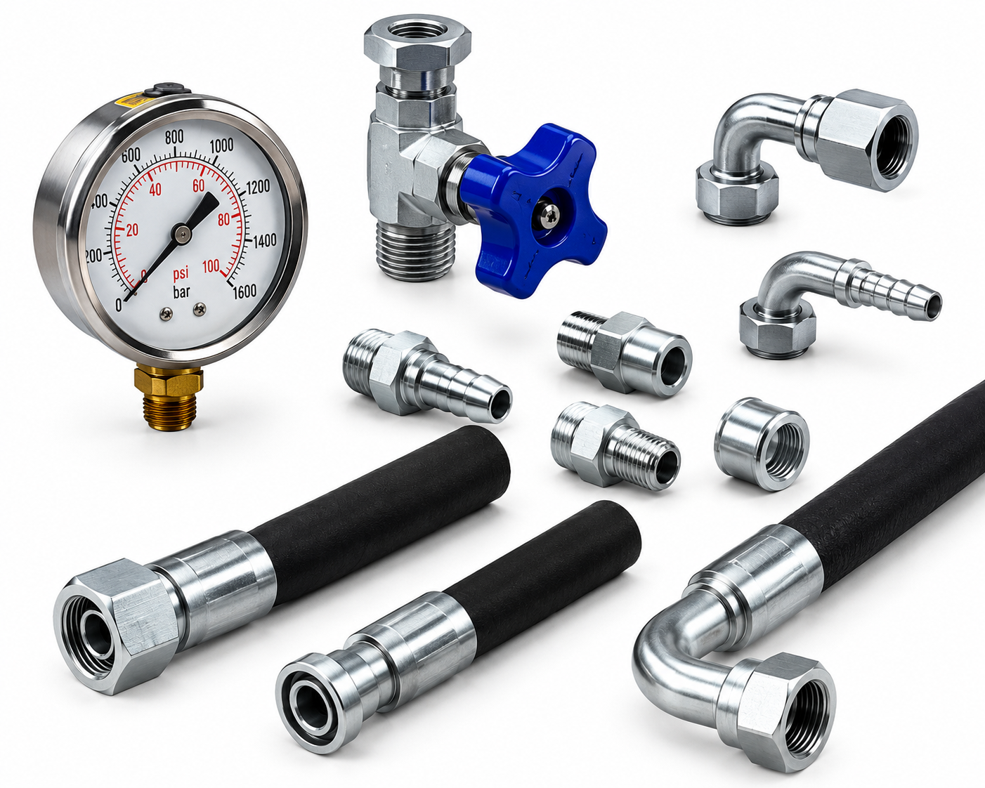 Hydraulic hoses and hose assemblies