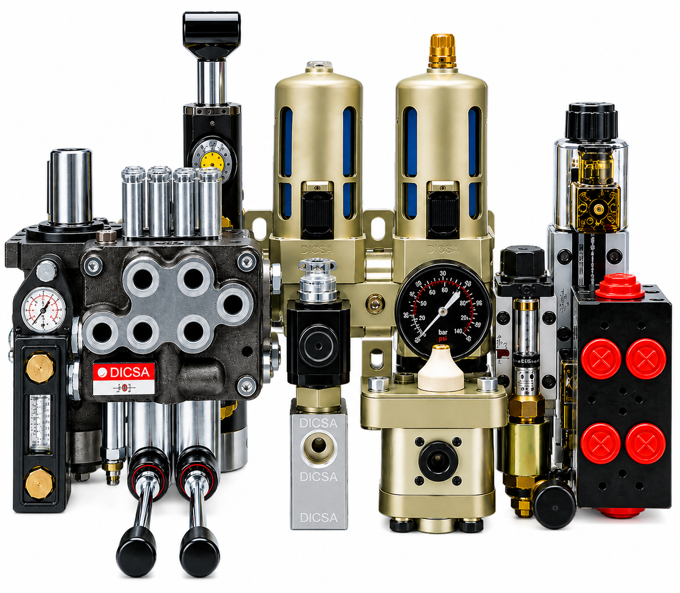 Pneumatic and industrial hose components