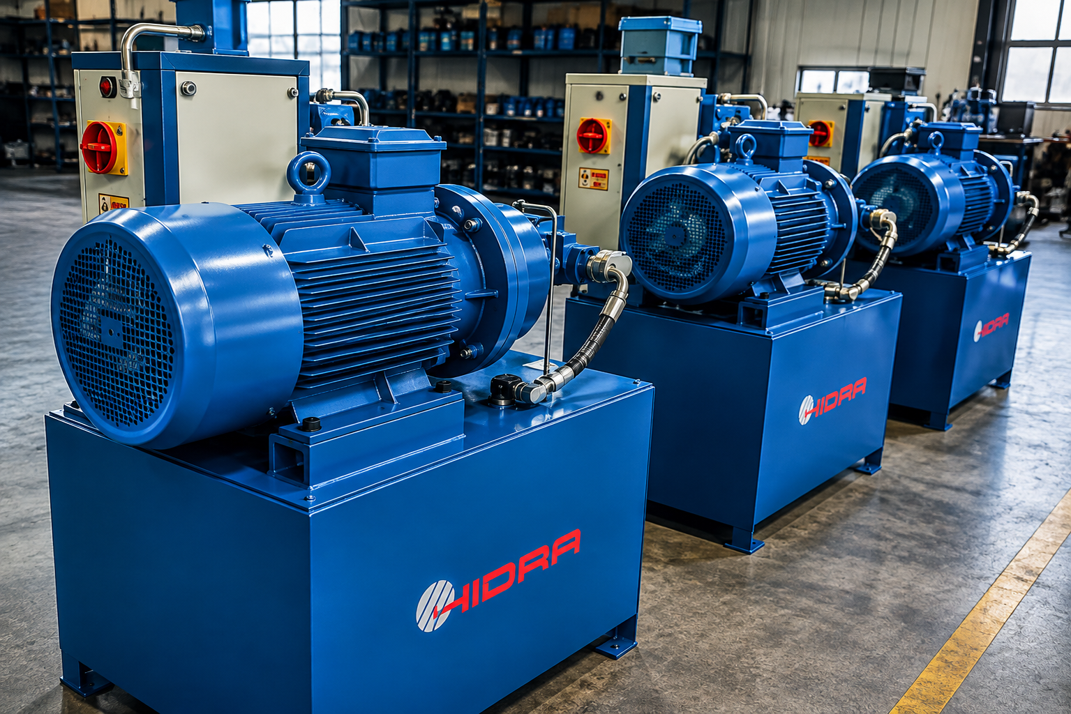 Hydraulic power packs and hydraulic units