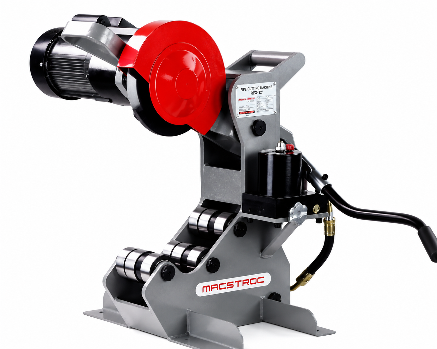 Industrial pipe machining equipment