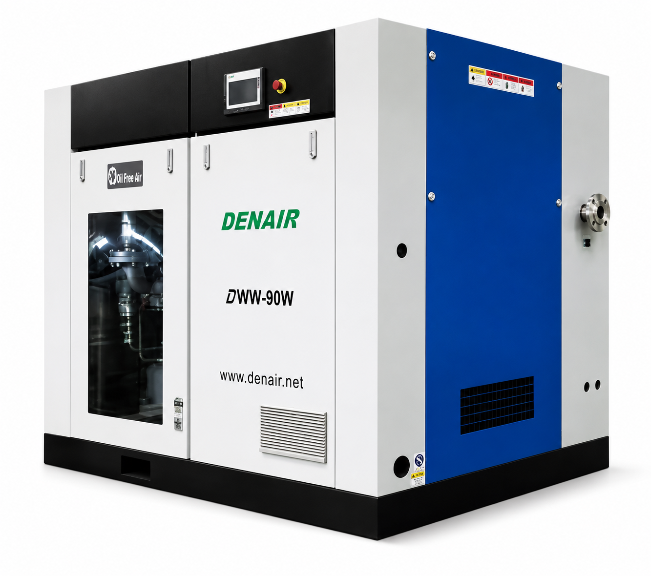 Oil-free screw air compressor